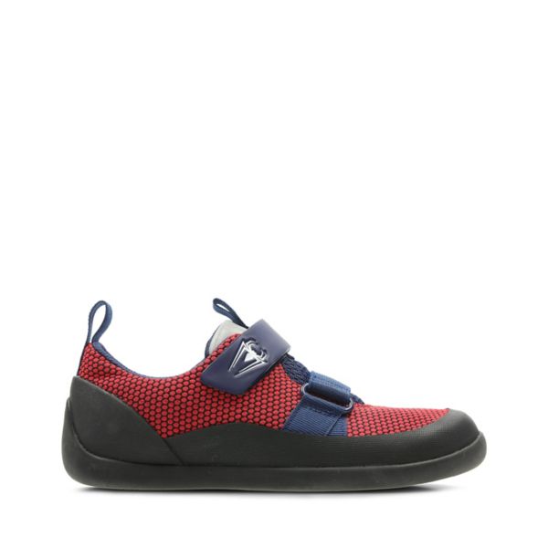 Clarks Boys Play Web Kid Casual Shoes Red | CA-5836190